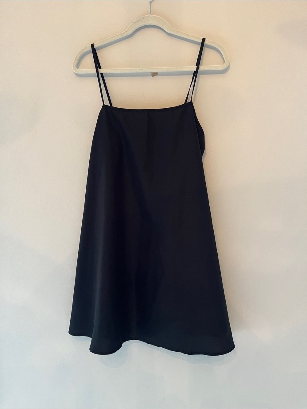 Black Mini Slip Dress